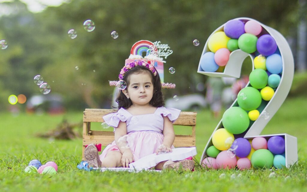 誕生日に子どもを撮影するためのアイデアは？