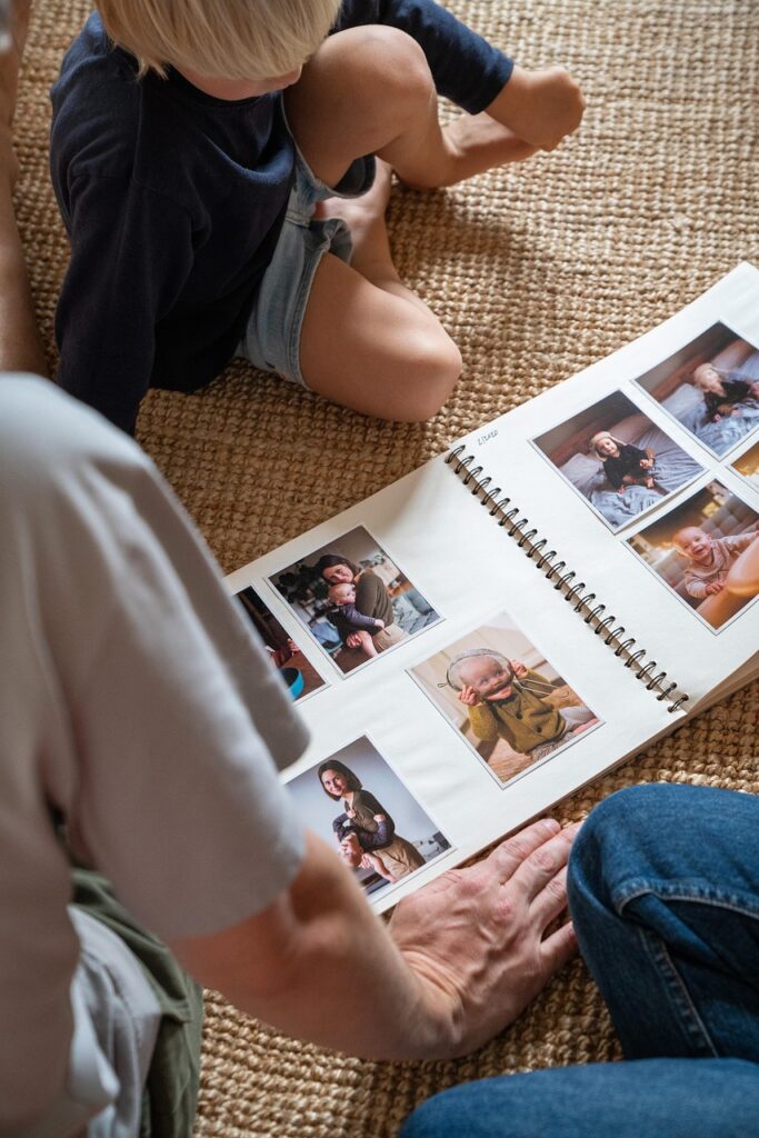 印刷した子供の思い出を詰め込んだ写真アルバムの作り方は？