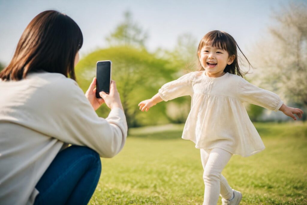 子ども写真の色味を調整する方法は？