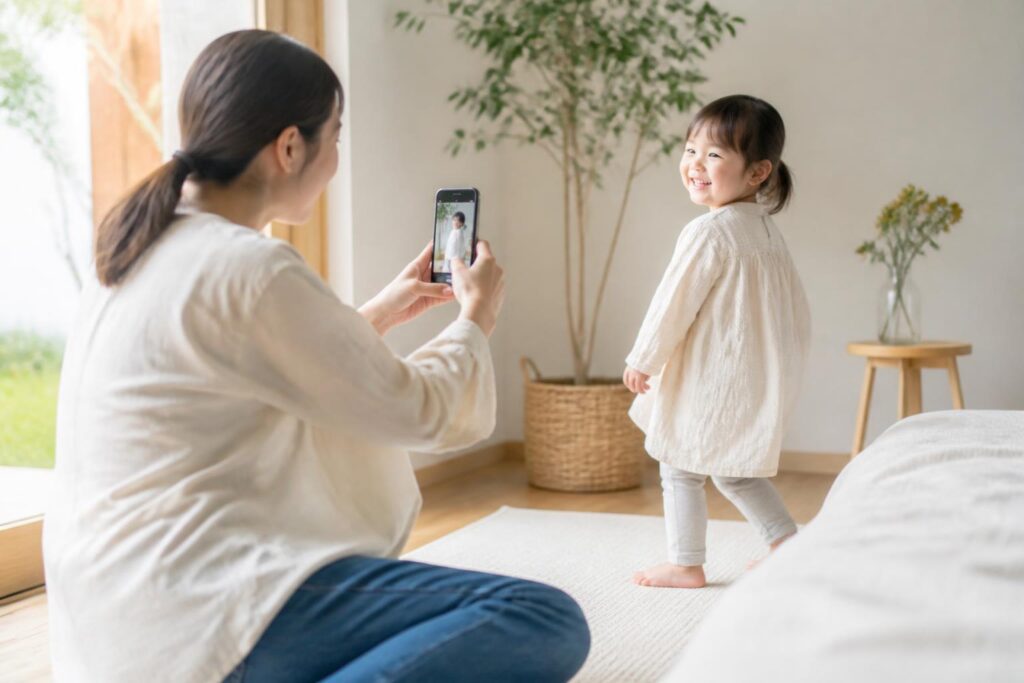 幼児の写真を屋外で光を活かして撮影するコツは？