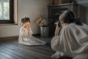 子どもの写真を季節ごとのテーマで撮影するアイデアは？